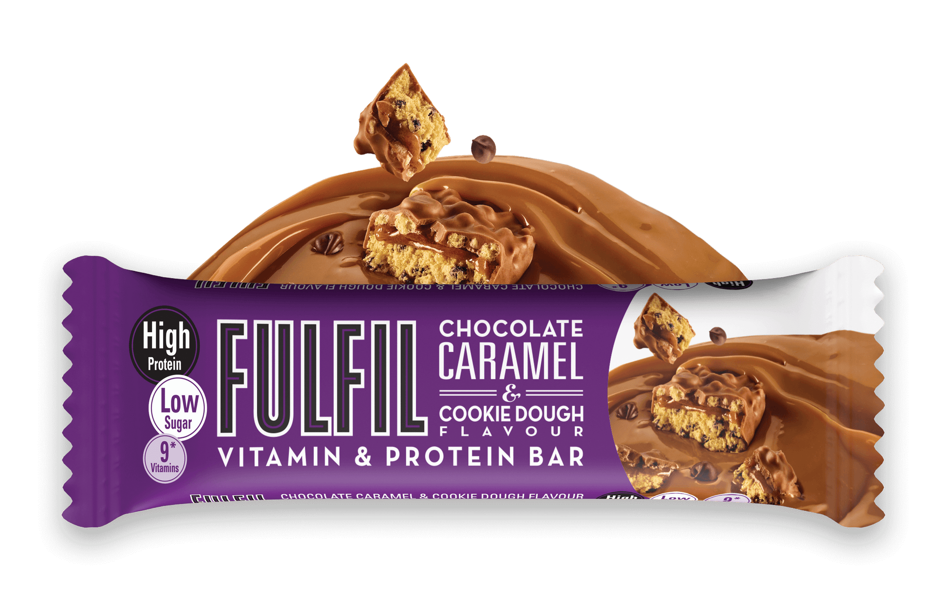CHOCOLATE CARAMEL AND COOKIE DOUGH Candy & Chocolate fulfilnutrition-ie