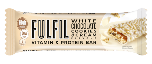 White Chocolate Cookies & Cream Protein Bar - 15x55g