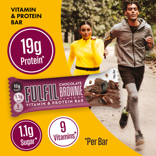Chocolate Brownie Vitamin Protein Bar - 15x55g