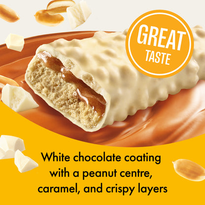White Chocolate Peanut and Caramel Protein Bar - 15x55g