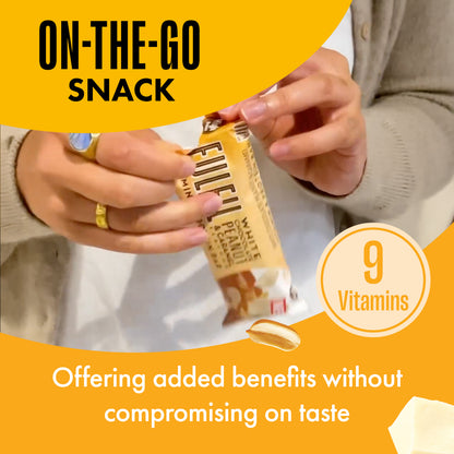 White Chocolate Peanut and Caramel Protein Bar - 15x55g