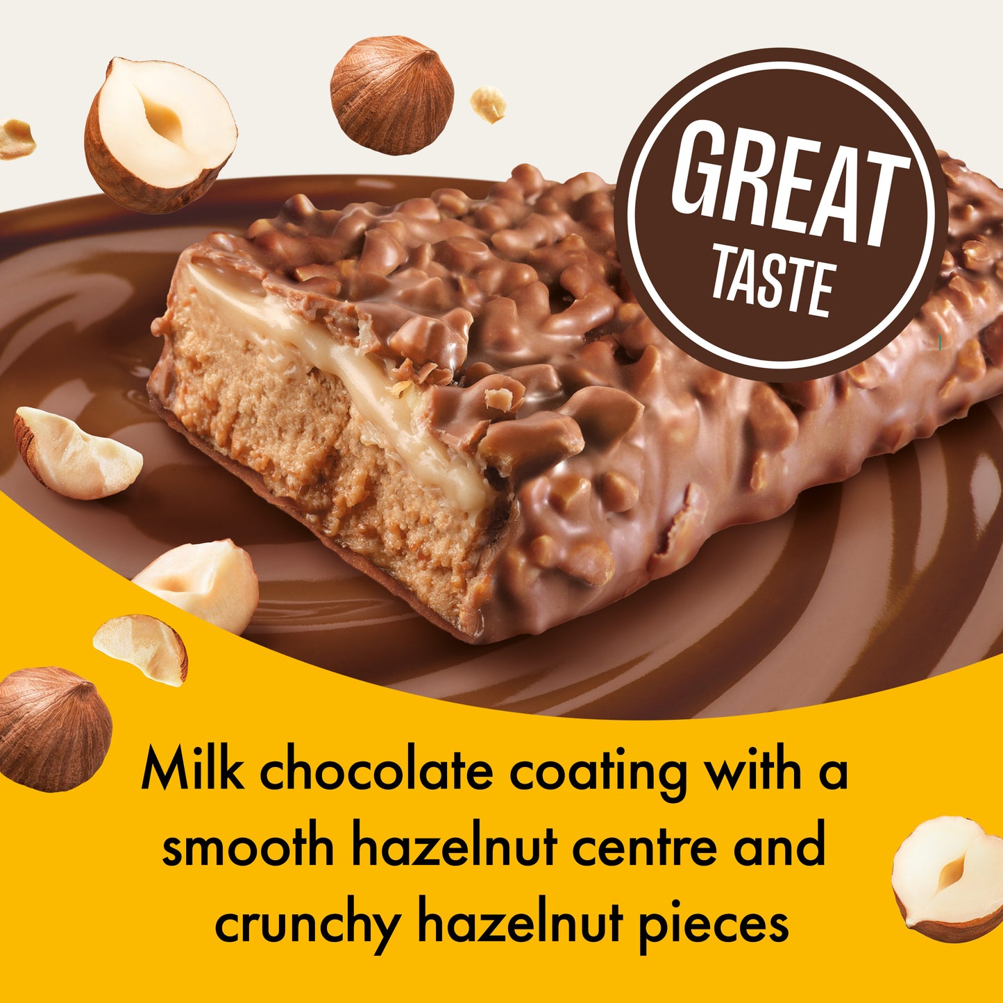 Chocolate Hazelnut Whip Protein Bar - 15x55g
