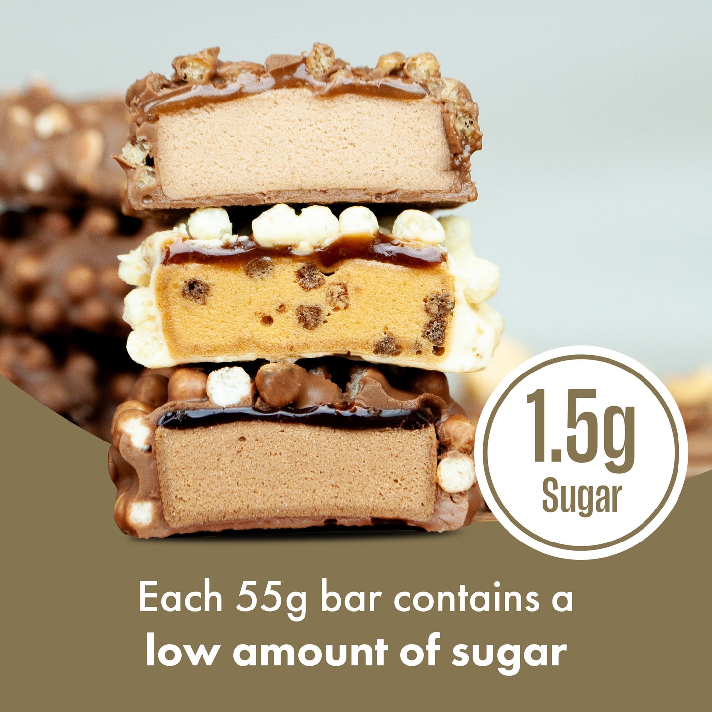 Chocolate Hazelnut Whip Protein Bar - 15x55g