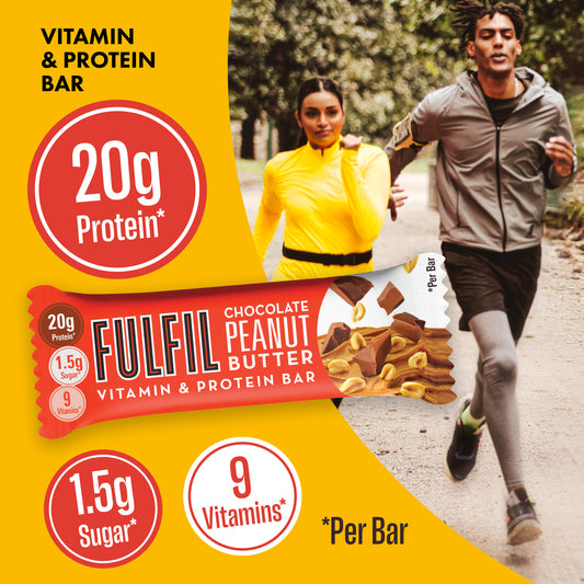 Chocolate Peanut Butter Protein Bar - 15x55g